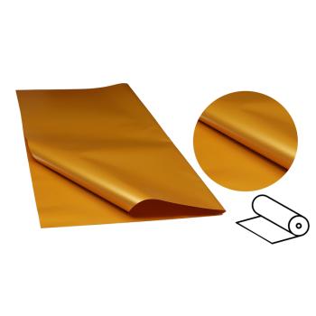 PLASTOVÝ OBAL, ROLKA, OBOJSTRANNÝ, PERLEŤOVO OKROVO ŽLTÝ