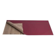 PLASTOVÝ OBAL V ROLKE, 2 STRANY, NOVINOVÝ VZOR, BORDOVÁ FARBA