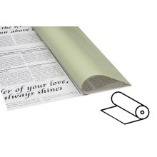 PLASTOVÝ OBALOVÝ KOTÚČ, 2 STRANY, NOVINOVÝ VZOR, ZELENÝ