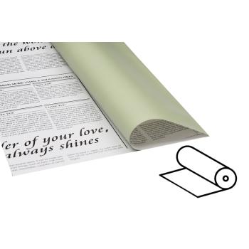 PLASTOVÝ OBALOVÝ KOTÚČ, 2 STRANY, NOVINOVÝ VZOR, ZELENÝ