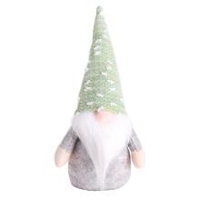 TEXTILNÁ DEKORÁCIA, MOTÝLIK V ZELENEJ BODKOVANEJ ČIAPKE