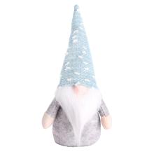 TEXTILNÁ DEKORÁCIA, MOTÝLIK V MODREJ BODKOVANEJ ČIAPKE