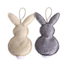 TEXTILNÁ DEKORÁCIA, ZÁVESNÁ, KRÁLIČIA SIVÁ ALEBO KRÉMOVÁ