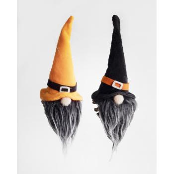 TEXTILNÝ ZÁVESNÝ NOSNÍK ČIERNO-ORANŽOVÝ 16CM