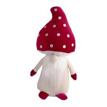 TEXTILNÉ HUBY, BRADATÉ, STOJACE, ČERVENÉ A BIELE