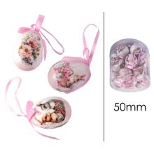 SADA PLASTOVÝCH VAJÍČOK, 24 KUSOV, V PLEXISKLOVEJ KRABICI, VEĽKONOČNÉ