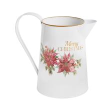 CÍNOVÝ VÝLEVKA, SANTA CLAUS KVETINOVÁ VÝZDOBA