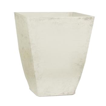 VONKAJŠÍ KVETINÁČ, 4 UHLY, "COUNTRY" BIELY