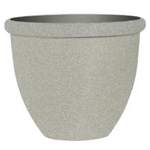 VONKAJŠÍ KVETINÁČ, OKRÚHLY, "BELAIR", PIESKOVO BÉŽOVÝ