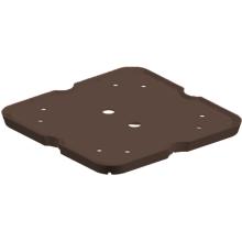 PLASTOVÝ BETÓNOVÝ KVETINÁČ NA DELENIE, OBDĹŽNIKOVÁ, ČIERNA