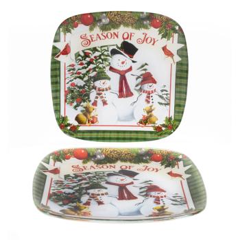 SKLENENÁ MISKA, ŠTVORCOVÁ, SNEHULIAK, BIELO-ČERVENÁ