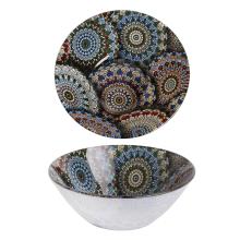 SKLENENÝ TANIER, VZOR MANDALA