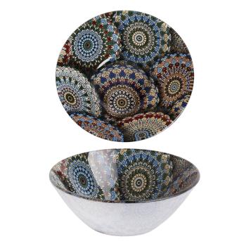 SKLENENÝ TANIER, VZOR MANDALA