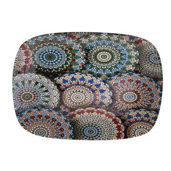 SKLENENÁ SERVÍROVACIA MISKA, VZOR MANDALA