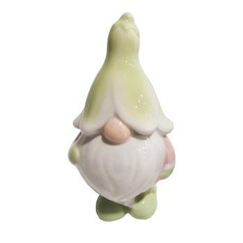 KERAMICKÝ TRPASLÍK S OKVETNÝM LÍSTKOM, FIALOVÝ ALEBO ZELENÝ