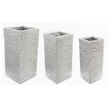 VONKAJŠÍ STĹPEC KVETINÁČOV 3 KUSY PIESOK