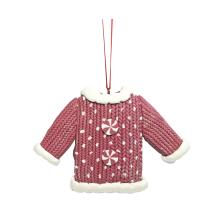 DEKORATÍVNY HLINENÝ SVETER S CUKRÍKMI