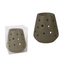 KERAMICKÁ OLEJOVÁ KOŽA, VZOR SYRA S JAMKAMI, HNEDÁ