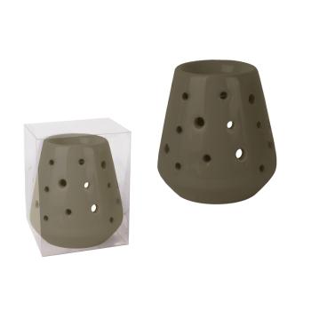 KERAMICKÁ OLEJOVÁ KOŽA, VZOR SYRA S JAMKAMI, HNEDÁ