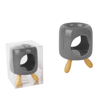 KERAMICKÉ OLEJOVÉ PODLOŽKY S OTVORMI, SIVÉ