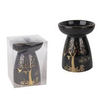 KERAMICKÝ OLEJ NA UMÝVANIE, ZLATÝ VZOR DREVA, ČIERNY