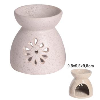 KERAMICKÁ OLEJOMAĽBA AŽUROVÝ KVET, MAK BIELY