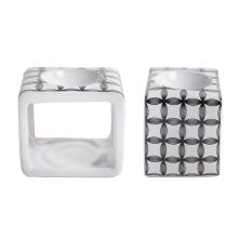 KERAMICKÁ OLEJOVÁ LAMPA S RÁMOM BIELA