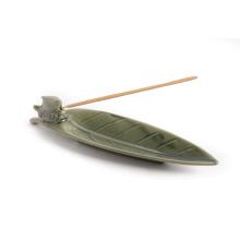 KERAMICKÝ KADIDELNÍK + DELFÍN ZELENÝ 5,5CM ZELENÝ