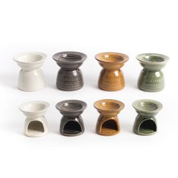 KERAMICKÝ LIS NA OLEJ, MAĽOVANÝ PRSTOM