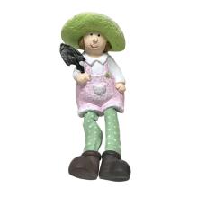 KERAMICKÁ ZÁHRADNÍČKA, ZAVESENÉ NOHY, ZELENÁ ALEBO RUŽOVÁ