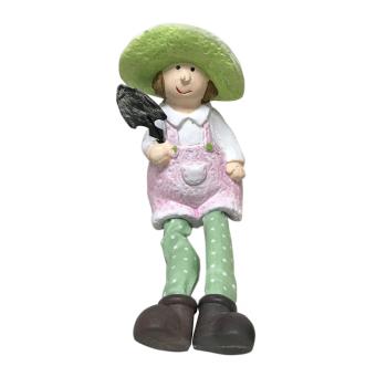 KERAMICKÁ ZÁHRADNÍČKA, ZAVESENÉ NOHY, ZELENÁ ALEBO RUŽOVÁ