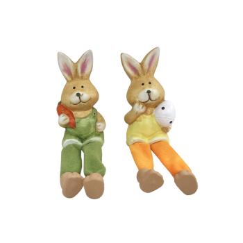 KERAMICKÝ KRÁLIK, ZELENÝ ALEBO ŽLTÝ