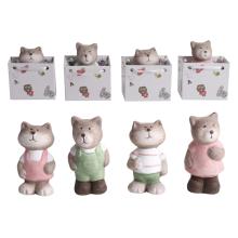 KERAMICKÝ MACSAK ALEBO MEDVEĎ V KOSTÝME