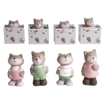 KERAMICKÝ MACSAK ALEBO MEDVEĎ V KOSTÝME