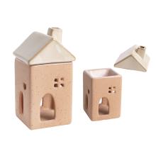 KERAMICKÝ LIS NA OLEJ, DOMČEK SO STRECHOU, KRÉM