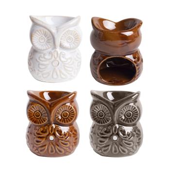 KERAMICKÁ OLEJOMAĽBA, SOVA