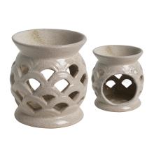 KERAMICKÉ OLEJOVÉ PODLOŽKY, AŽUROVÉ, ZAKRIVENÉ, ZÁVESNÉ