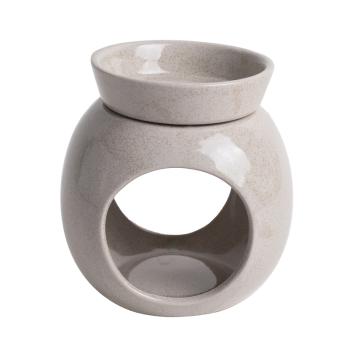 KERAMICKÉ OLEJOVÉ PODLOŽKY, GUĽÔČKOVÉ, SIVÉ