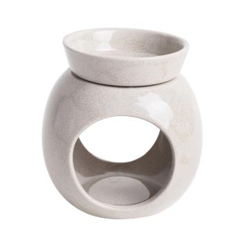 KERAMICKÉ OLEJOVÉ PODLOŽKY, GUĽÔČKOVÉ, KRÉMOVÉ