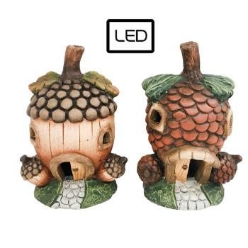 KERAMICKÝ SVIETIACI ŽALUĎ, LED, HNEDÝ