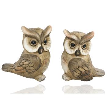 KERAMICKÁ SOVA, HNEDÁ