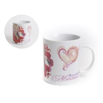 DISNEY KERAMICKÝ HRNČEK HANNAH MONTANA, ROVNÁ STENA