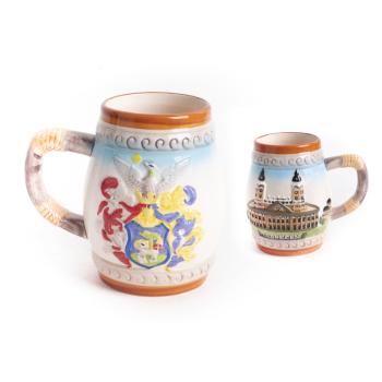 KERAMICKÝ PIVNÝ POHÁR DEBRECÍN