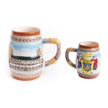 KERAMICKÝ PIVNÝ POHÁR PÉCS