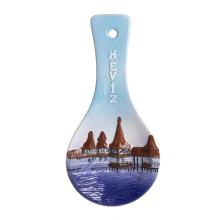 KERAMICKÁ DEKORATÍVNA LYŽICA HEVIZ