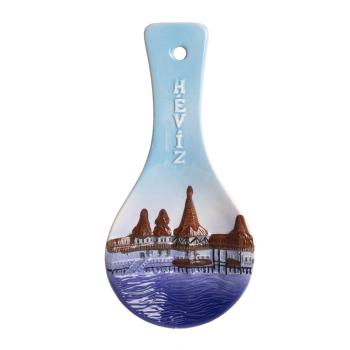 KERAMICKÁ DEKORATÍVNA LYŽICA HEVIZ