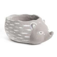 BETÓNOVÝ KVETINÁČ, JEŽKO, SIVÝ