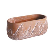 BETÓNOVÁ ŠPACHTĽA, OBDĹŽNIKOVÁ, VZOR PAPRADIA, TERAKOTA