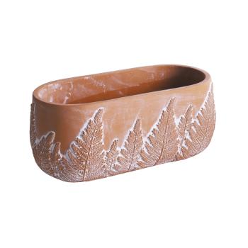 BETÓNOVÁ ŠPACHTĽA, OBDĹŽNIKOVÁ, VZOR PAPRADIA, TERAKOTA