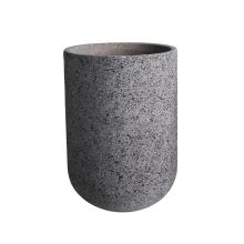 BETÓNOVÝ KVETINÁČ, OKRÚHLY, SIVÝ
